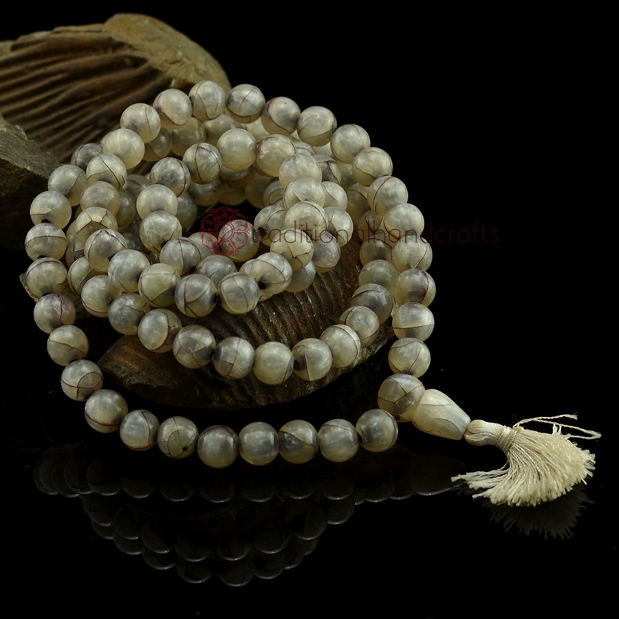 plastic mala beads